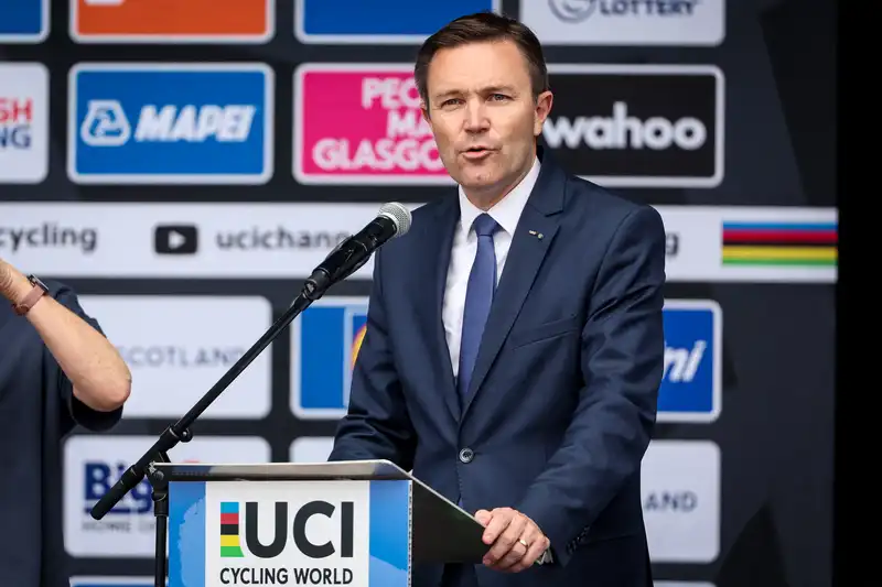 Fake news in the flesh!” . - UCI President Clashes with Richard Plug Over Ban on Race Radio Trials