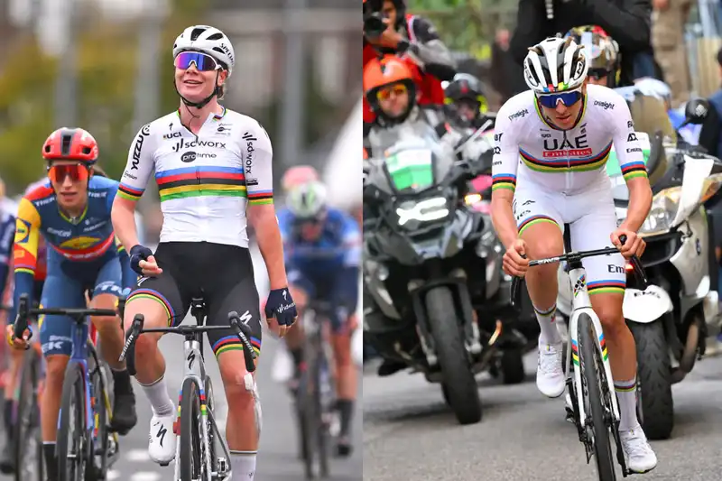 40 Wins Later - Tadei Pogachal and Lotte Kopecky Dominate End-of-Season UCI World Ranking