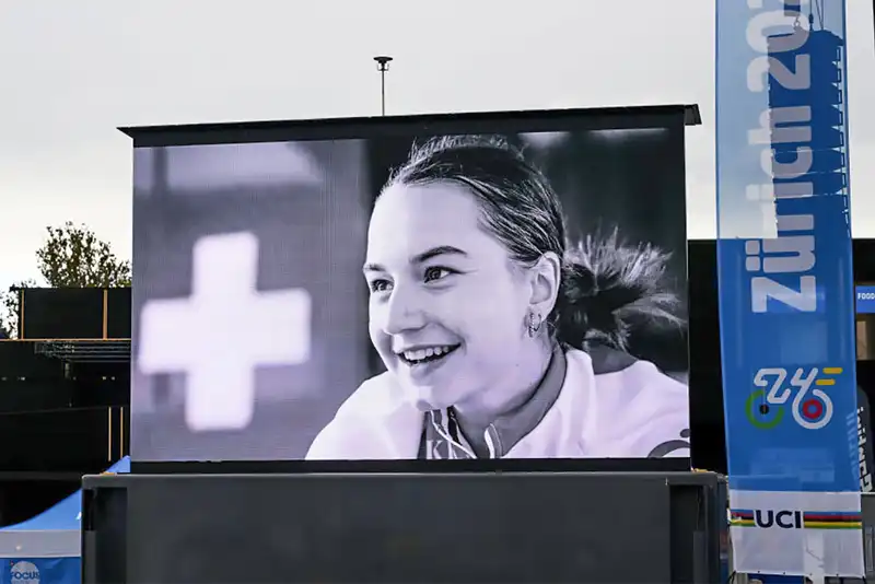 Anja Grossman wept as she dedicated the victory of the European Cyclocross to Muriel Fuller