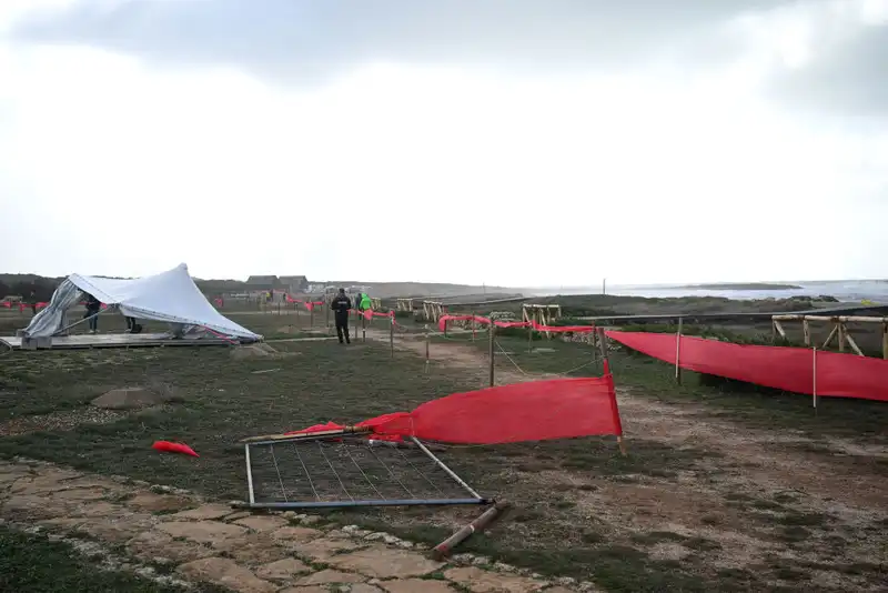 Cabra Cyclo Cross World Cup was canceled due to extreme winds