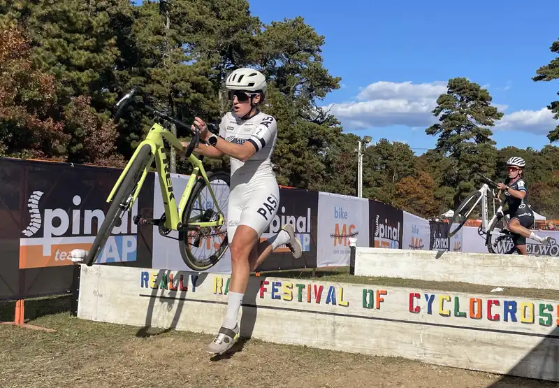 Katie Kruse and Raylin Nass, Elite Women's Entry to the U.S. Cyclocross Championships.